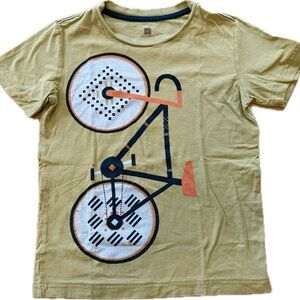 Tea Collection size 10 Olive Bicycle Graphic Tee